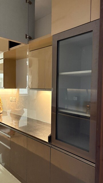 Kitchen in 3 BHK Apartment at Mantri Webcity, Hennur – for Rent