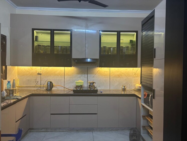 Kitchen, govindpuram 3 Bedroom 1600 Sq.Ft. Builder Floor In Govindpuram Ghaziabad 8402918