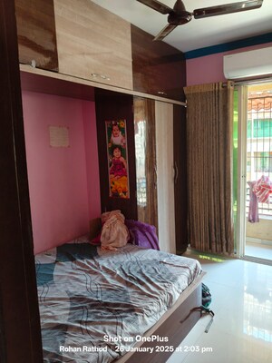 Bedroom in 2 BHK Apartment at Shree Gajanan Maharaj Nagar CHS, Kalyan West – for Sale
