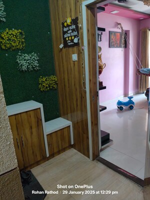 Living Room in 2 BHK Apartment at Shree Gajanan Maharaj Nagar CHS, Kalyan West – for Sale