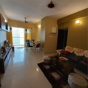 Living Room in 2 BHK Apartment at Siddha Xanadu Condominium, Bablatala – for Sale