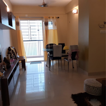 Living Room in 2 BHK Apartment at Siddha Xanadu Condominium, Bablatala – for Sale