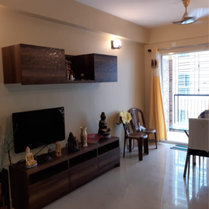 Living Room in 2 BHK Apartment at Siddha Xanadu Condominium, Bablatala – for Sale