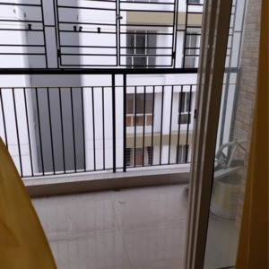 Balcony in 2 BHK Apartment at Siddha Xanadu Condominium, Bablatala – for Sale