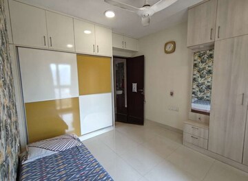 Bedroom in 2.5 BHK Apartment at Wadhwa Elite Platina 19, Kolshet Road – for Rent