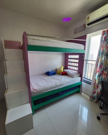 Bedroom in 3 BHK Apartment at Rustomjee Azziano Wing E, Majiwada – for Sale