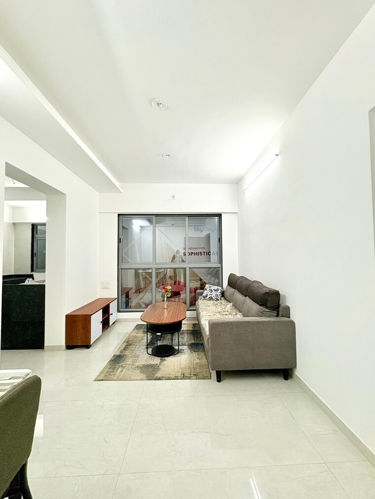 Living Room, unique-sky-city 1 Bedroom 285 Sq.Ft. Apartment In Yashavant Nagar Palghar 8403227