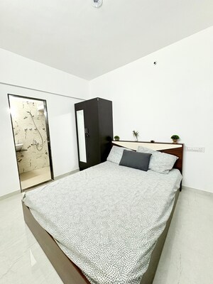 Master Bedroom in 1 BHK Apartment at Unique Sky City, Yashavant Nagar – for Sale