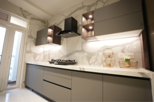 Kitchen in 2 BHK Builder Floor at AV Pride, Morya Nagar – for Sale