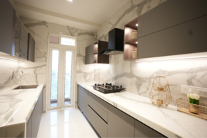 Kitchen in 2 BHK Builder Floor at AV Pride, Morya Nagar – for Sale