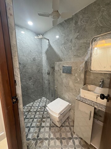 Bathroom in 4 BHK Builder Floor at East Of Kailash – for Rent