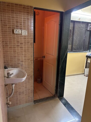 Bathroom in 1 BHK Apartment at Giriraj CHS Goregaon, Goregaon East – for Rent