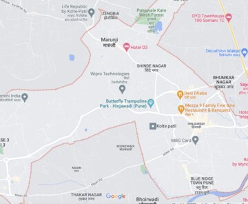 4 BHK Apartment – Map Location View at Lodha Estilo, Kharadi - for Sale