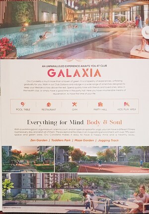 Master Bedroom in 3.5 BHK Apartment at Oro Constella, Sushant Golf City – for Sale