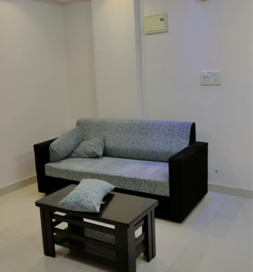 Living Room in 1 BHK Apartment at Pallavi Residency Madhapur, Madhapur – for Rent