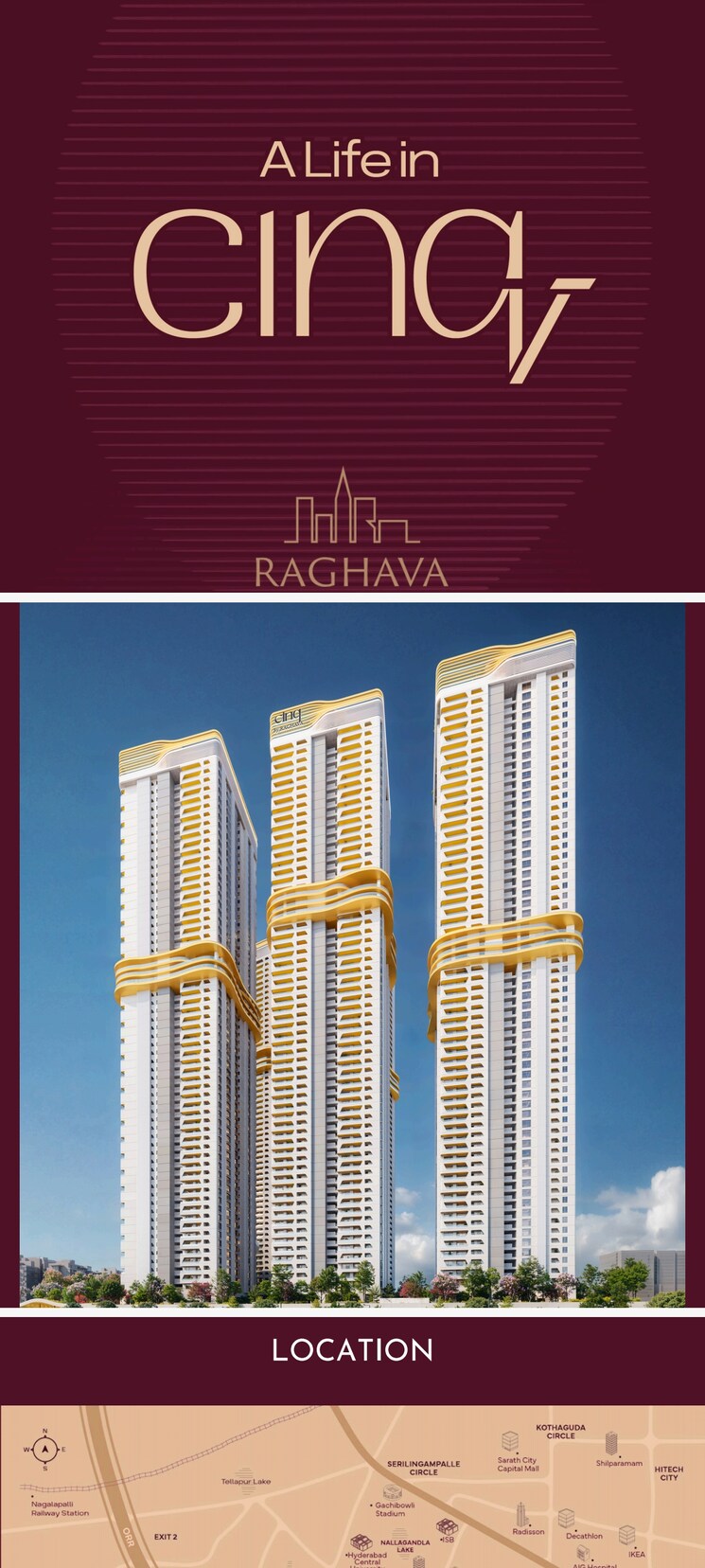 Master Bedroom, raghava-cinq 4 Bedroom 3600 Sq.Ft. Apartment In Financial District Hyderabad 8403697