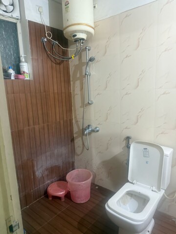 Bathroom in 2 BHK Apartment at Sushma Elite Cross, Dhakoli Village – for Rent