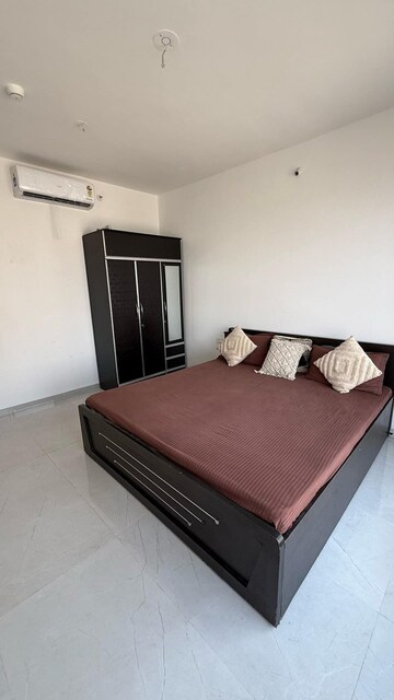 Bedroom in 2 BHK Apartment at Goel Ganga Serio, Kharadi – for Rent