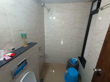 Bathroom in 2 BHK Apartment at Shapoorji Pallonji Sensorium, Hinjewadi – for Rent