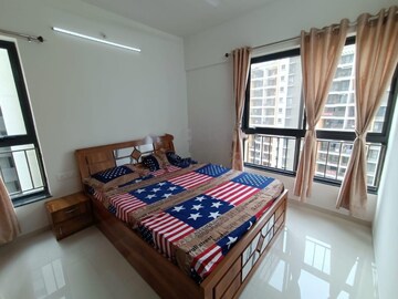 Bedroom in 2 BHK Apartment at Shapoorji Pallonji Sensorium, Hinjewadi – for Rent