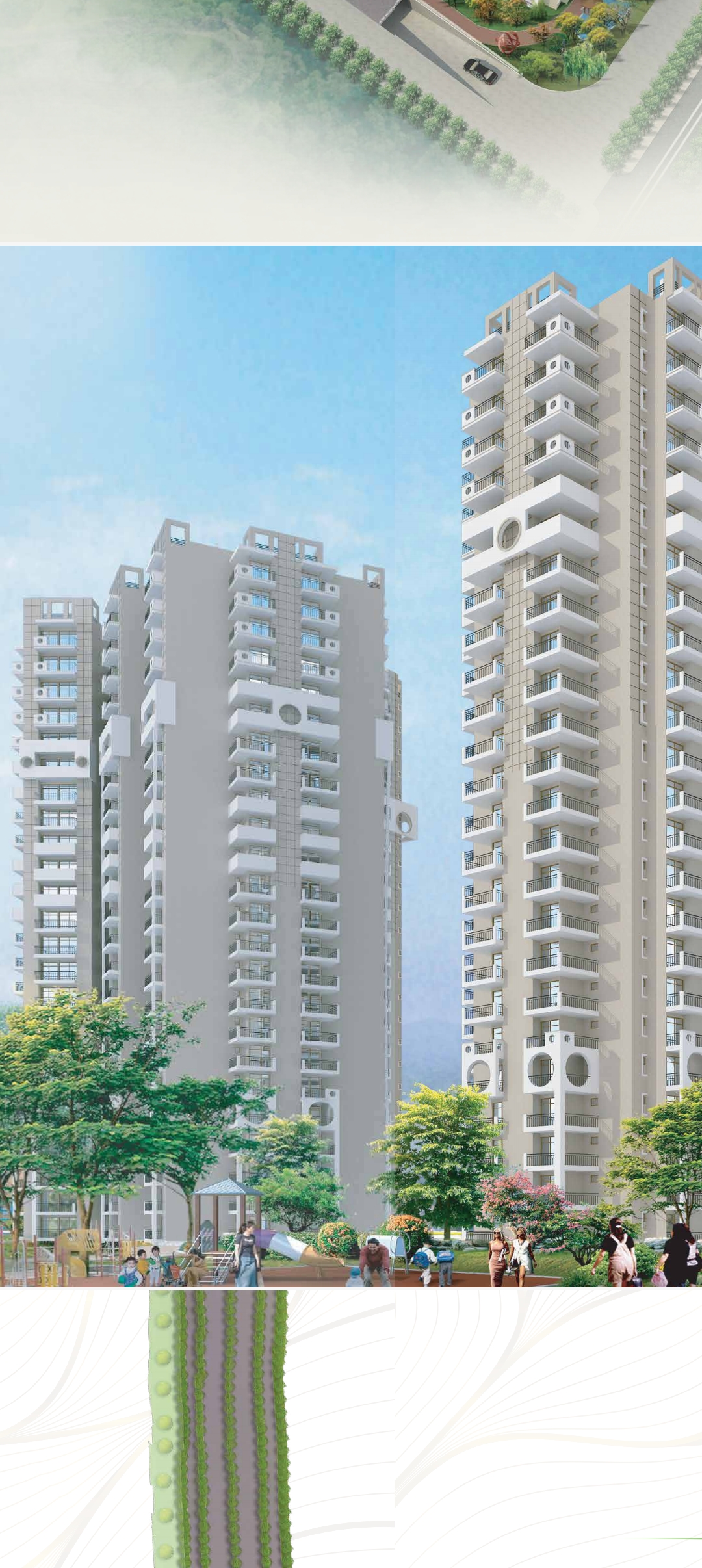 3 BHK 1595 Sq.Ft. Apartment in Kumar Imperial Greens