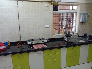 Kitchen in 4 BHK Apartment at Dharamveer Nagar – for Rent