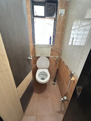 Bathroom in 2 BHK Apartment at Maharaja Retreat CHS, Goregaon East – for Rent
