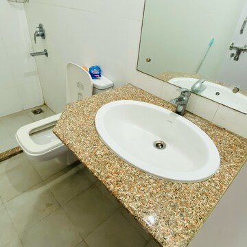 Bathroom in 3 BHK Builder Floor at DLF Hyde Park, Mullanpur – for Rent
