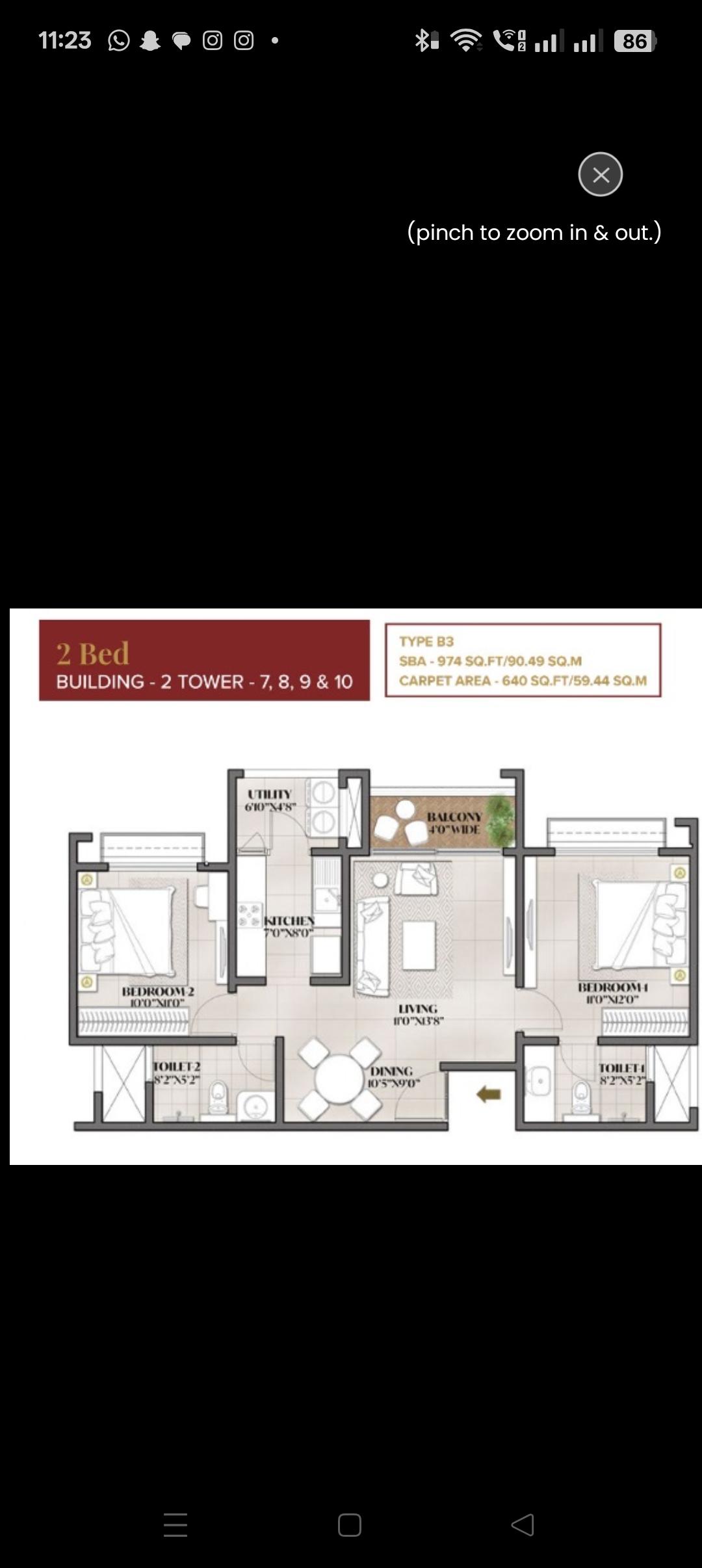 2 BHK Apartment For Sale in Eden Park At The Prestige City