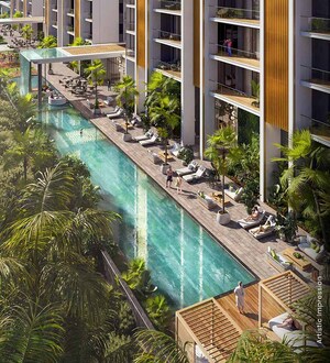 Swimming Pool in 4 BHK Apartment at M3M Altitude, Sector 65 – for Sale