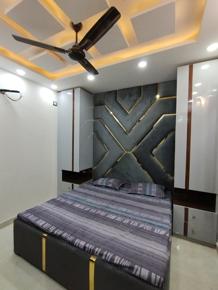 Bedroom, mohan garden 2 Bedroom 550 Sq.Ft. Builder Floor In Mohan Garden Delhi 8404689