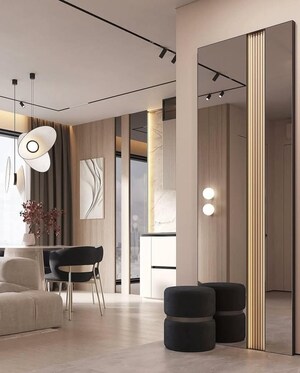 Living Room in 4 BHK Apartment at Sector 7 Dwarka – for Sale