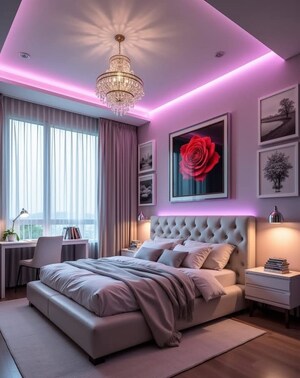 Bedroom in 4 BHK Apartment at Sector 7 Dwarka – for Sale