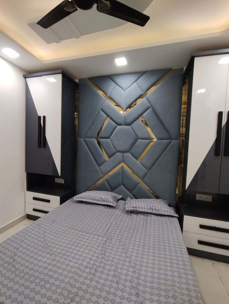 Bedroom, mohan garden 2 Bedroom 550 Sq.Ft. Builder Floor In Mohan Garden Delhi 8404733