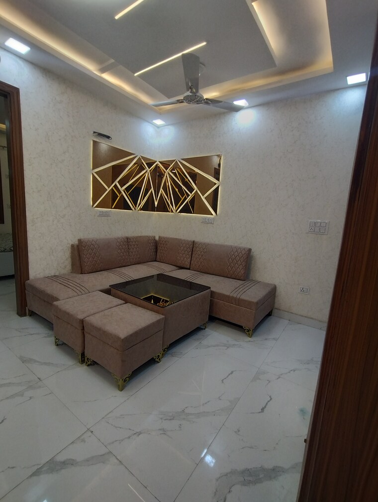 Living Room, dwarka mor 3 Bedroom 850 Sq.Ft. Builder Floor In Dwarka Mor Delhi 8405132