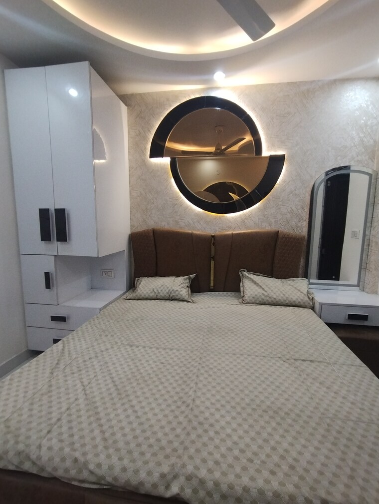 Bedroom, dwarka mor 3 Bedroom 850 Sq.Ft. Builder Floor In Dwarka Mor Delhi 8405132