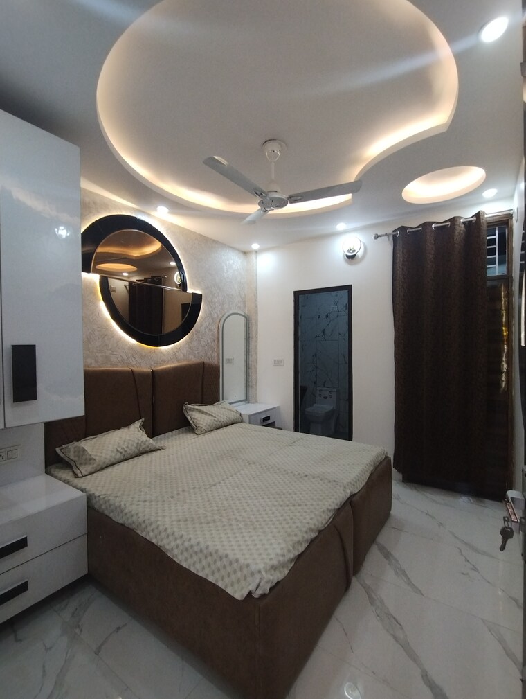Master Bedroom, dwarka mor 3 Bedroom 850 Sq.Ft. Builder Floor In Dwarka Mor Delhi 8405132
