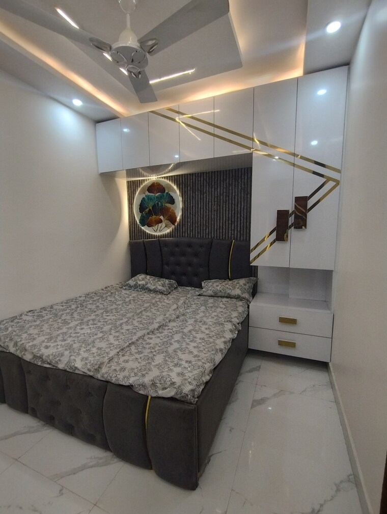 Bedroom, dwarka mor 3 Bedroom 850 Sq.Ft. Builder Floor In Dwarka Mor Delhi 8405132