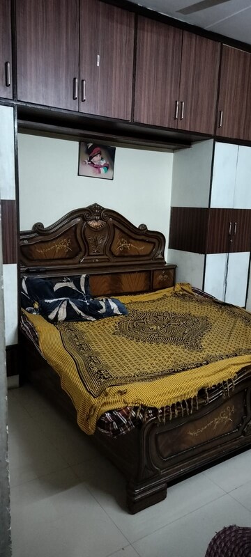 Bedroom in 2 BHK Builder Floor at Shri Devaji Residency, Dhakoli Village – for Rent