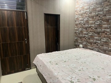 Bedroom in 3 BHK Builder Floor at Shri Devaji Residency, Dhakoli Village – for Rent