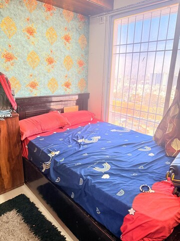 Bedroom in 2 BHK Apartment at Unique K Ville, Ravet – for Rent
