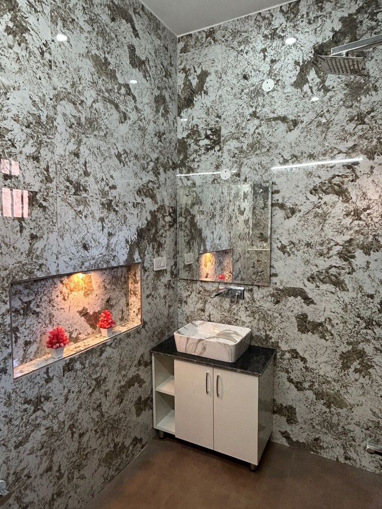 Bathroom, crd-golden-castle 3 Bedroom 1155 Sq.Ft. Apartment In Patiala Road Zirakpur 8405275