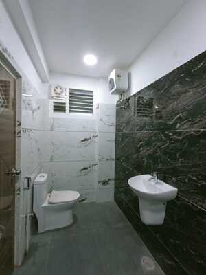 Bathroom in 3 BHK Apartment at Tarakarama Nagar – for Sale