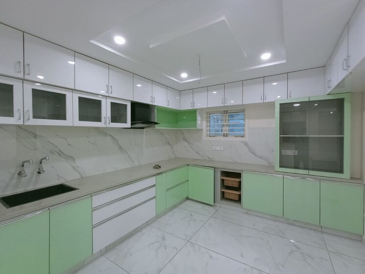 Kitchen, tarakarama nagar 3 Bedroom 3000 Sq.Ft. Apartment In Tarakarama Nagar Guntur 8405493