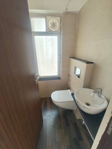 Bathroom in 1 BHK Apartment at Omkar Signet, Malad East – for Rent