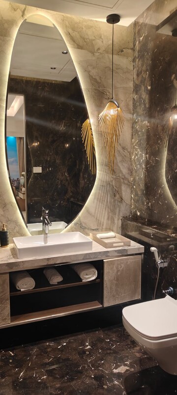 Master Bedroom in 4 BHK Apartment at Lodha Trump Tower, Worli – for Rent