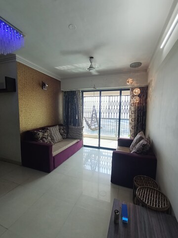Living Room in 3 BHK Apartment at Devashree Park, Kolshet Road – for Rent