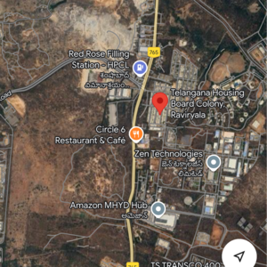 2 BHK Independent House – Map Location View at Tukkuguda - for Sale