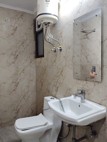 Bathroom in 2 BHK Apartment at Ignou Road – for Rent