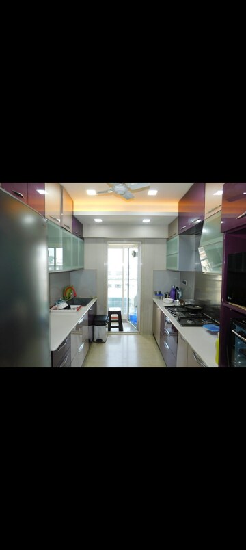Kitchen in 3 BHK Apartment at Pacific Avenue Santacruz, Santacruz West – for Rent